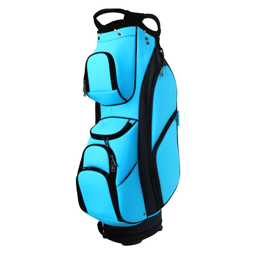 Luxury High-Quality Frosted PU Golf Cart Bag with European Style