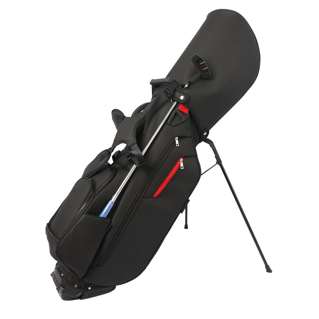 Luxurious Trendy High-Quality PU Golf Stand Bag with Putter Clip