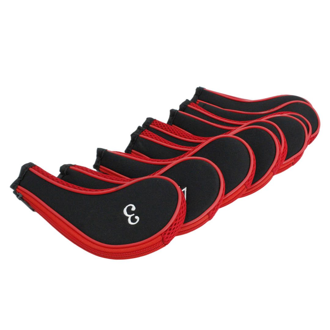 Luxurious Zippered Golf Iron Sets Headcovers